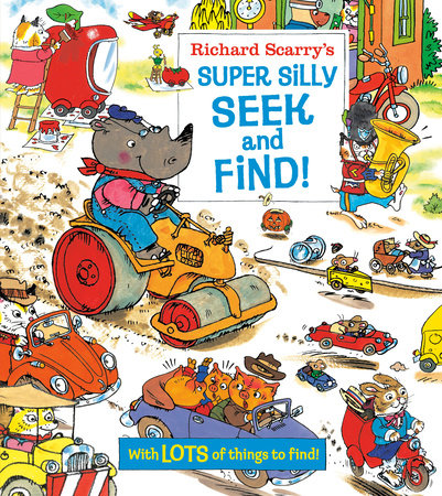 Richard Scarry's Super Silly Seek and Find! Board Book