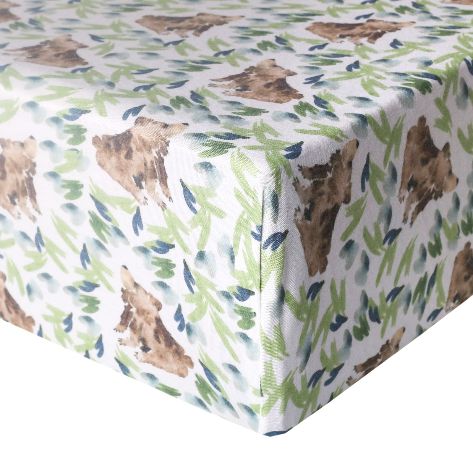 Copper Pearl Premium Knit Fitted Crib Sheet / Bear