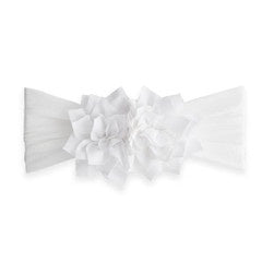 Baby Bling Holiday Poinsettia Headband / White