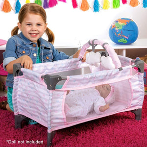 Pink Baby Doll Deluxe Pack N Play
