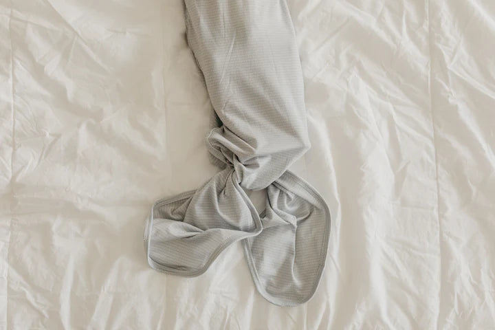 Copper Pearl Newborn Knotted Gown / Taylor