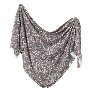 Copper Pearl Knit Swaddle Blanket / Gemini