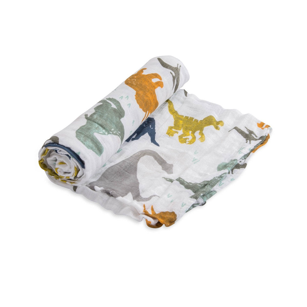 Little Unicorn Cotton Muslin Swaddle / Dino Friends