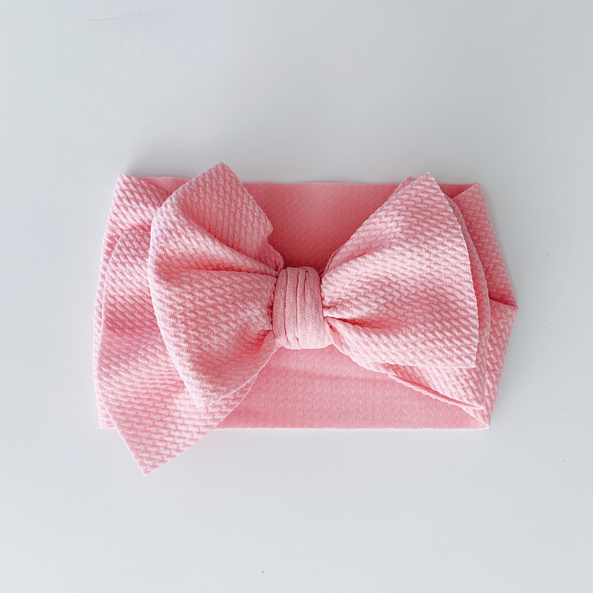 Sugar + Maple Big Bow Headwrap / Pink