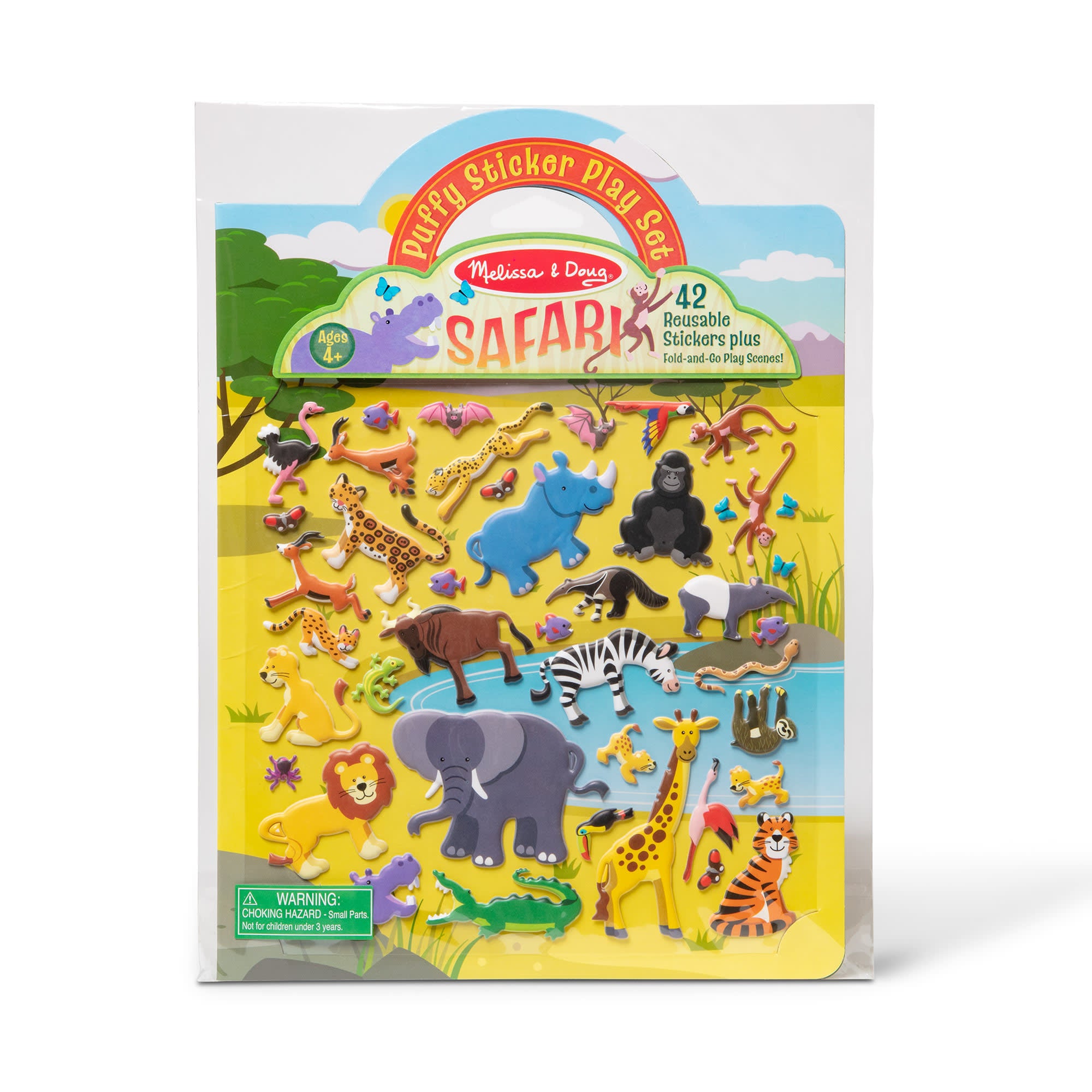 Make-a-Face Reusable Sticker Books 3-Pack (Safari, Farm, Sea Animals) in  2023