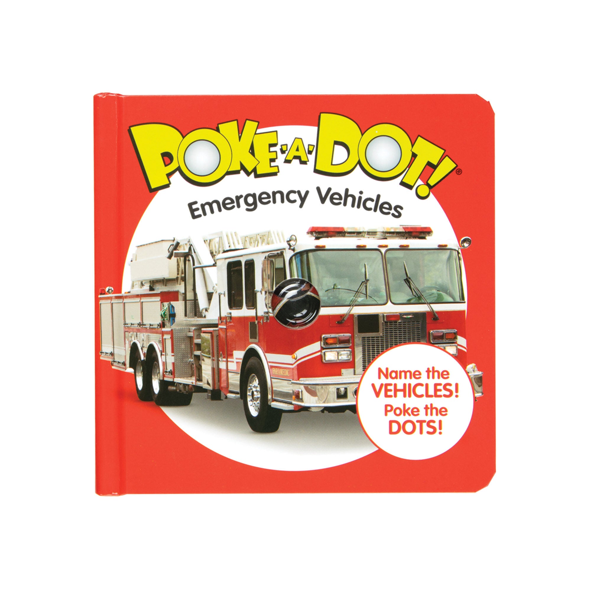 Melissa & Doug Poke-A-Dot Book: Emergency Vehicles