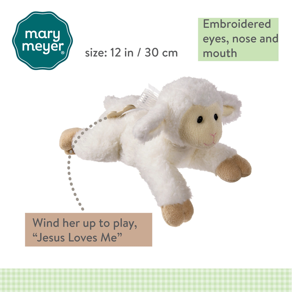 Christening Melody Musical Lamb