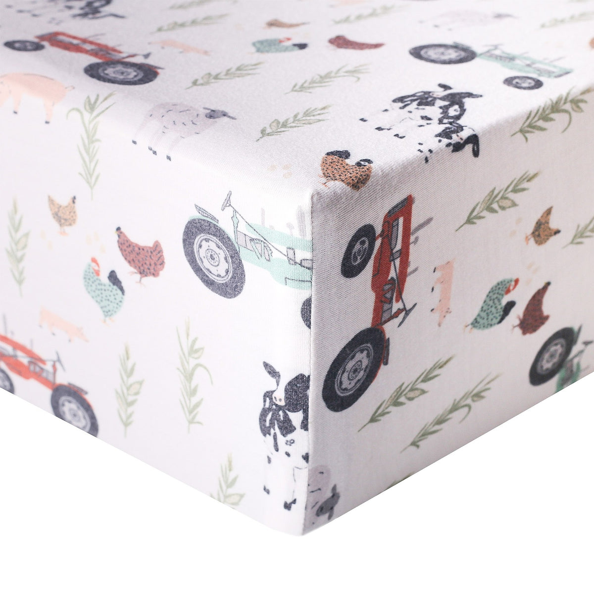 Copper Pearl Premium Knit Fitted Crib Sheet / Jo