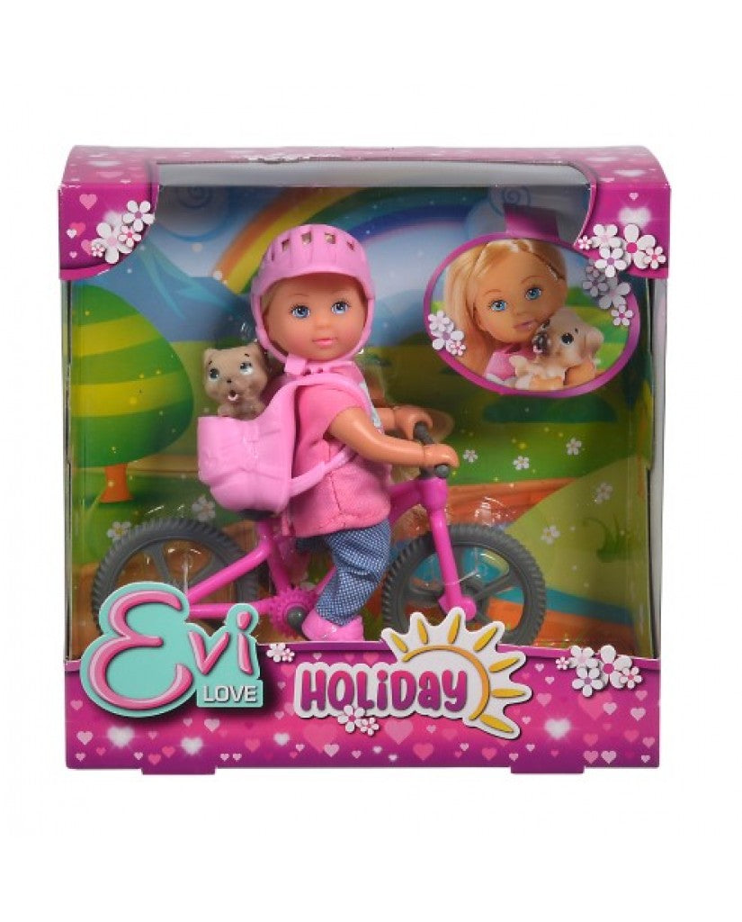 Evi Love Doll with Holiday Bike