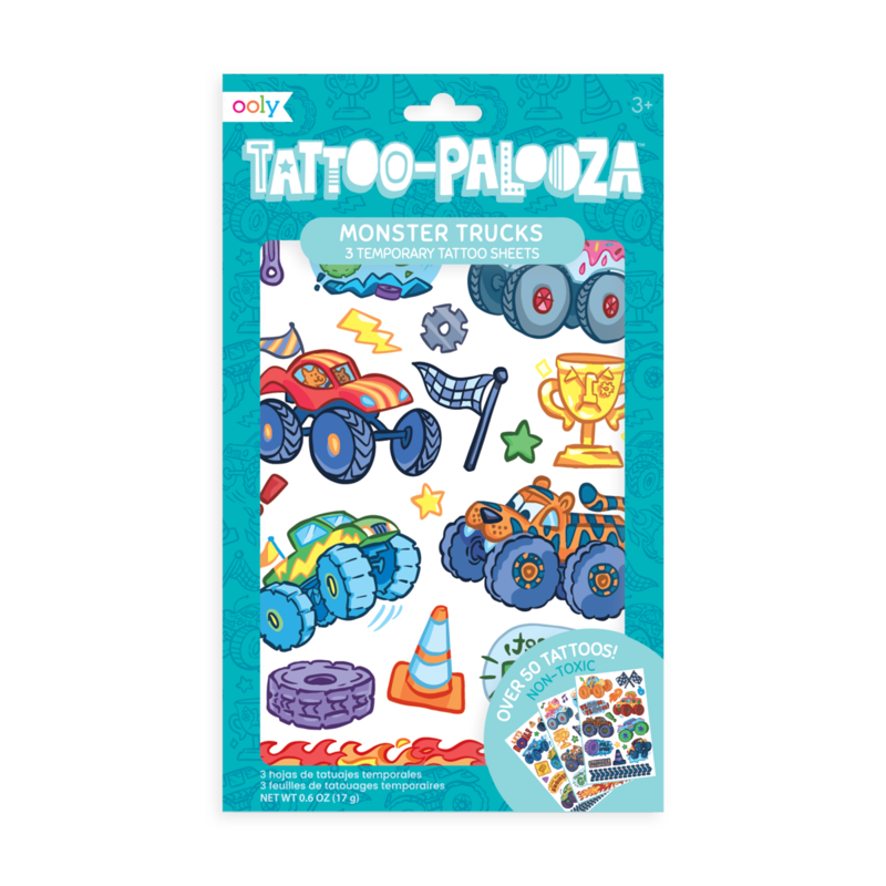 Ooly Tattoo-Palooza Temporary Tattoos / Monster Truck
