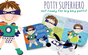 Potty Superhero (Boy) Board Book