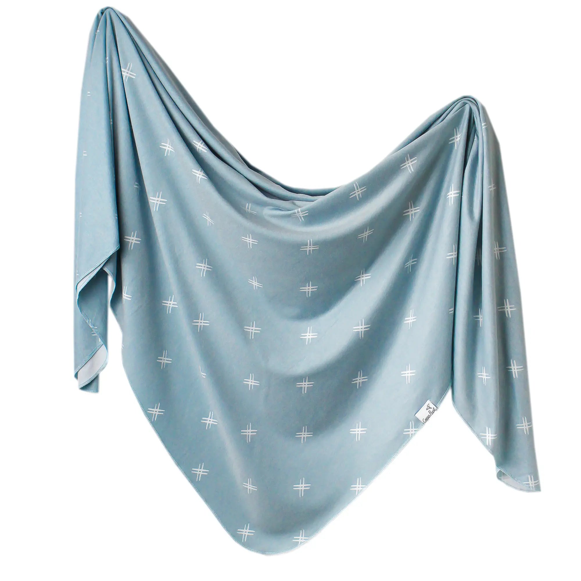 Copper Pearl Knit Swaddle Blanket / Hayden