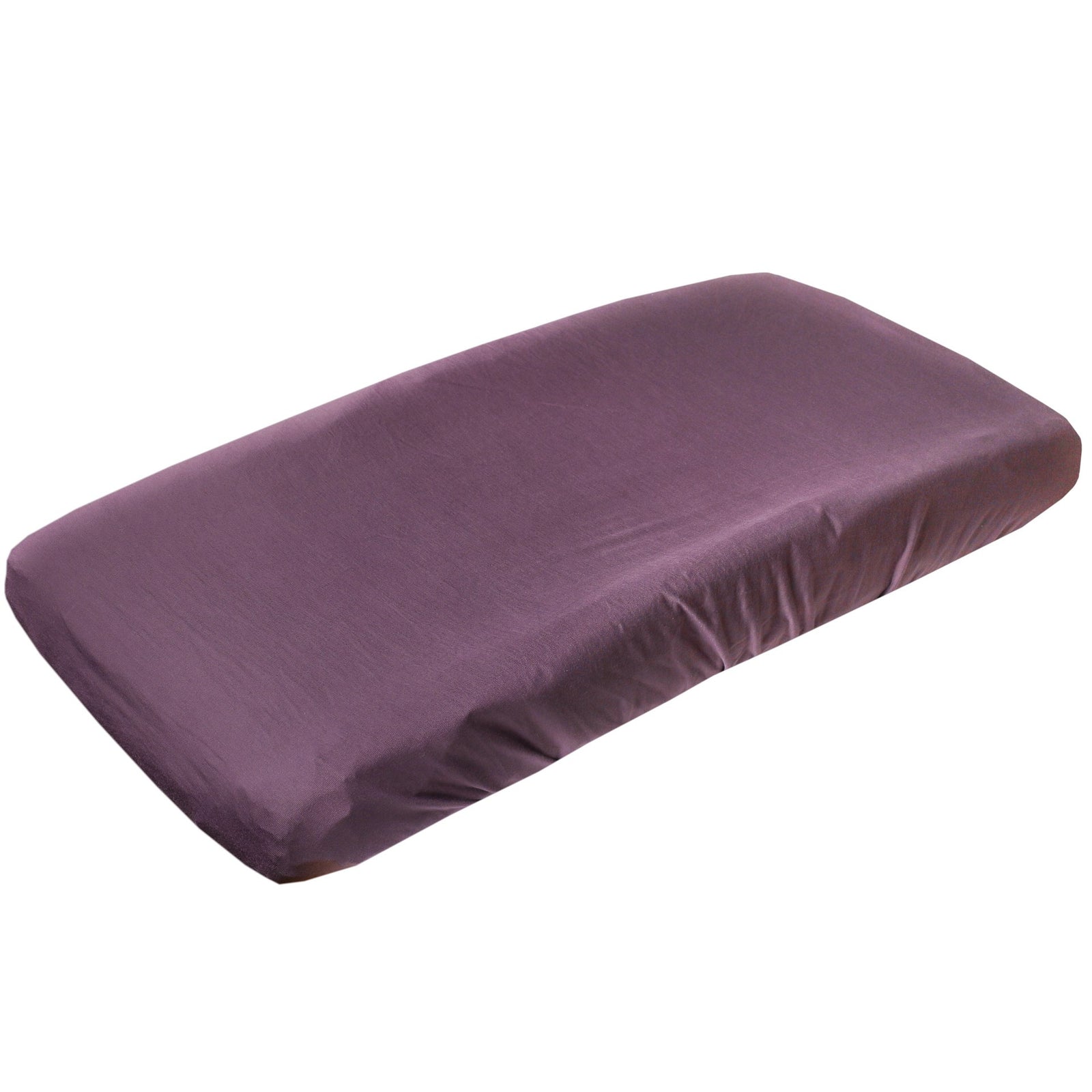 Copper Pearl Premium Knit Diaper Changing Pad Cover / Plum