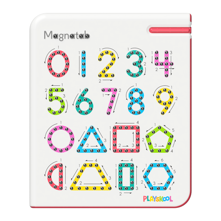 The Original Magnatab: Numbers & Shapes