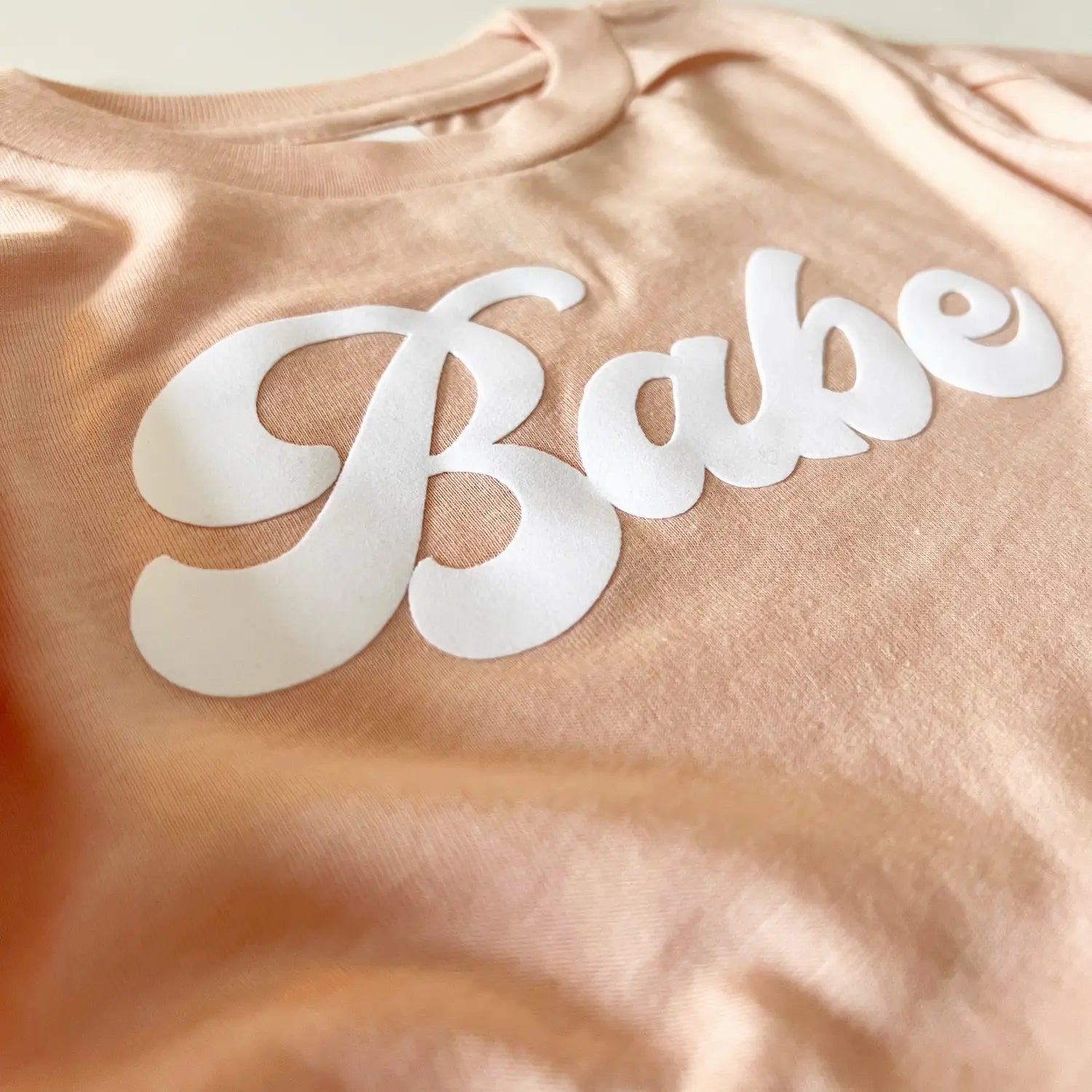 Babe Tri-Blend Tee / Peach***