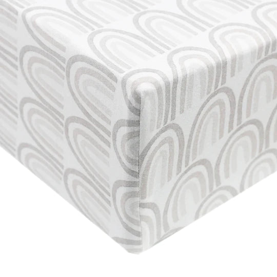 Copper Pearl Premium Knit Fitted Crib Sheet / Bliss