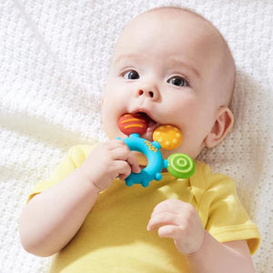 HABA Silicone Teether & Clutching Toy / Color Play