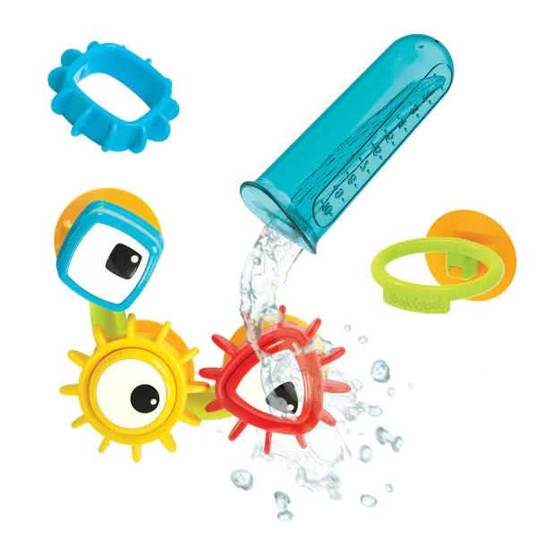 Yookidoo Spin 'N' Sort Water Gear Bath Toy Set