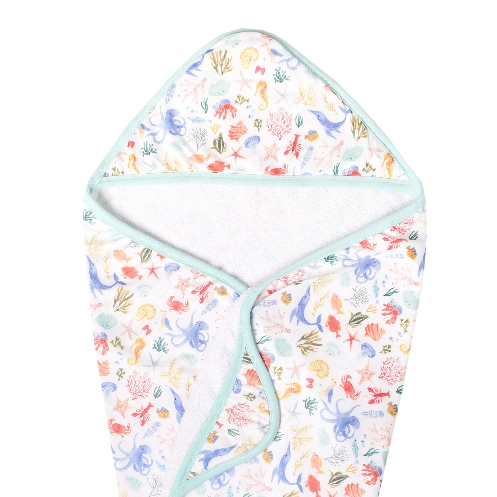 Copper Pearl Premium Knit Hooded Towel / Nautical