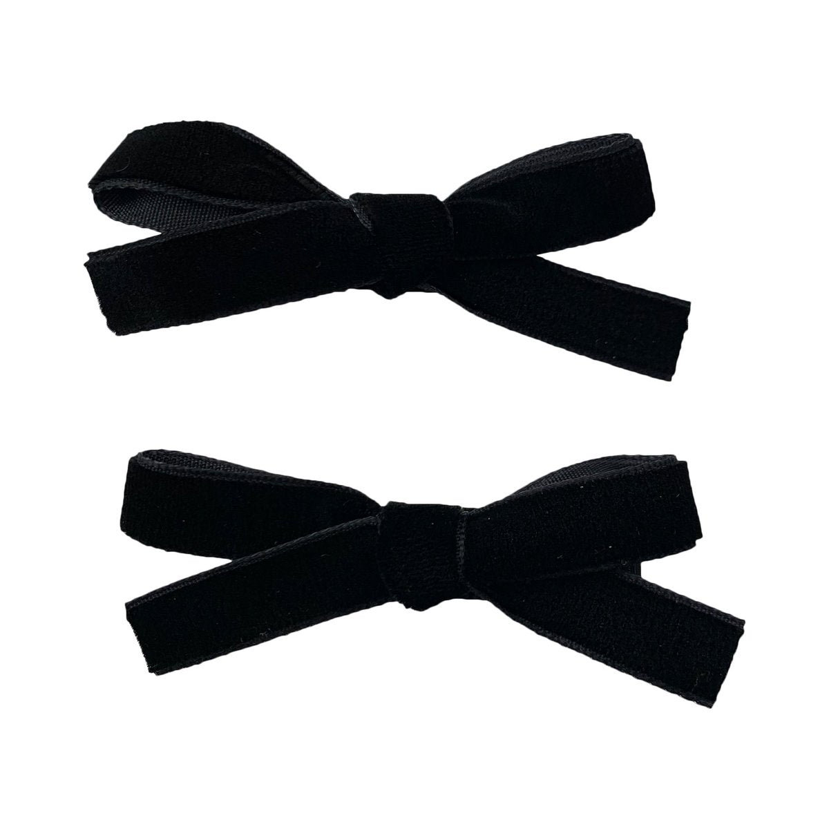 Baby Wisp Velvet Pigtail Set / Black