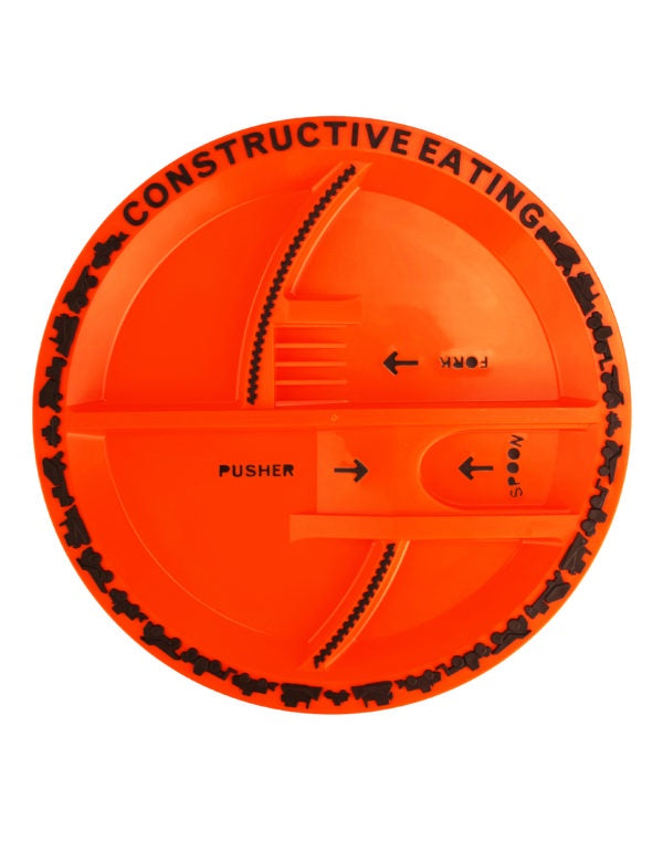 Constructive Eating Construction Plate