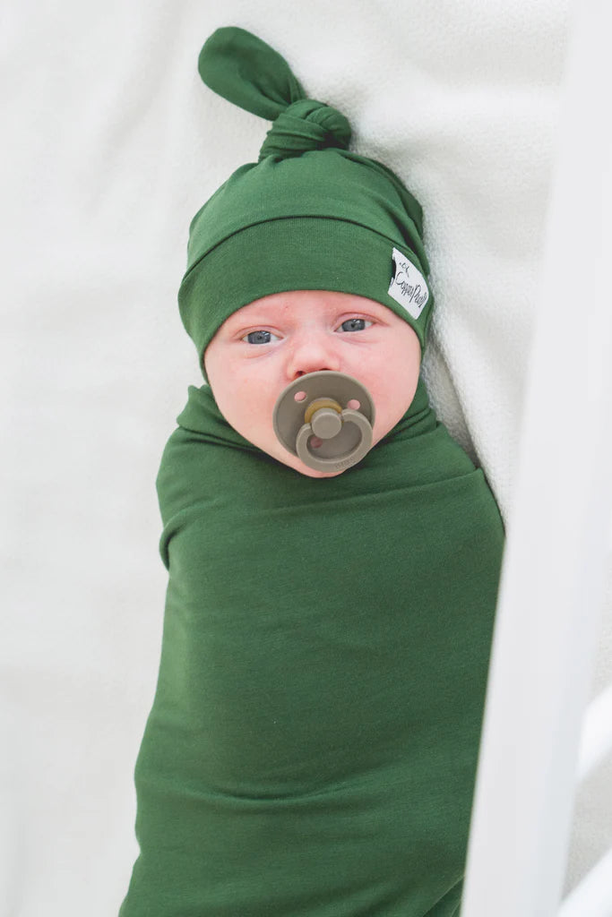 Copper Pearl Top Knot Hat / Alder