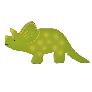Tikiri Baby Triceratops (Trice) Organic Natural Rubber Toy