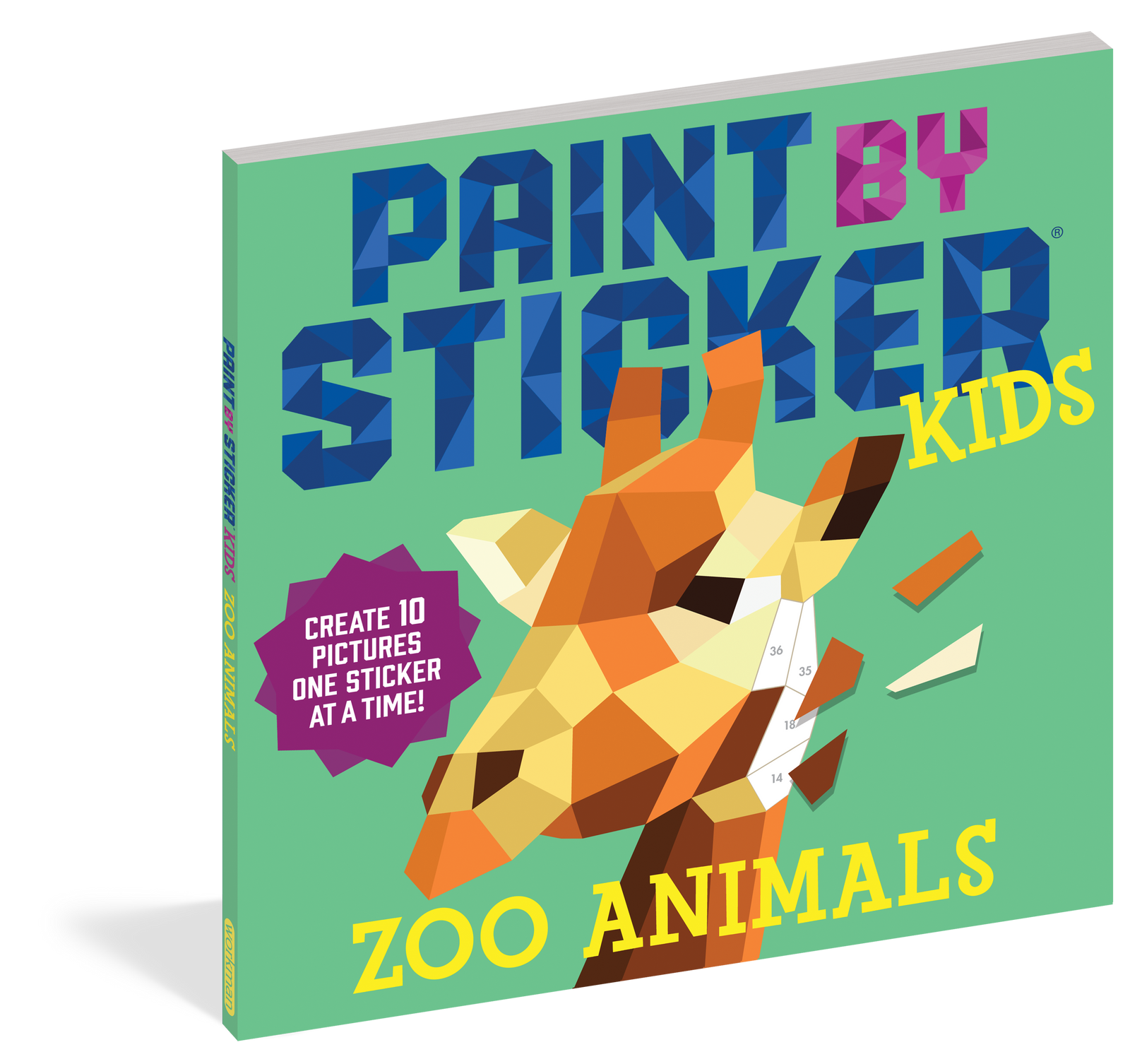 Paint By Sticker Kids: Zoo Animals