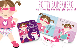Potty Superhero (Girl) Board Book