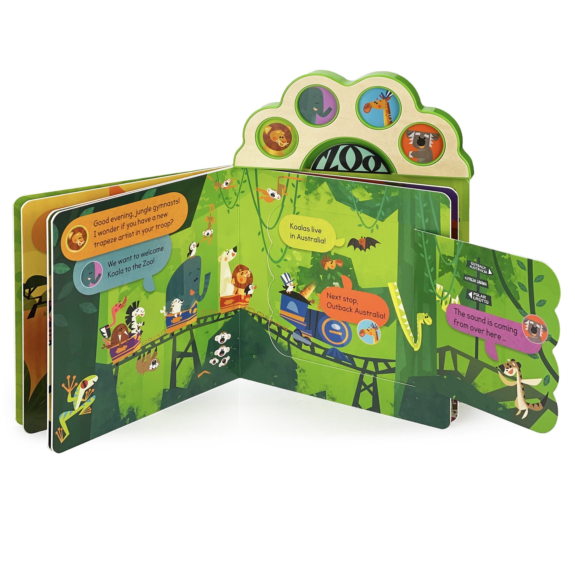 New at the Zoo Lift-a-Sound Board Book