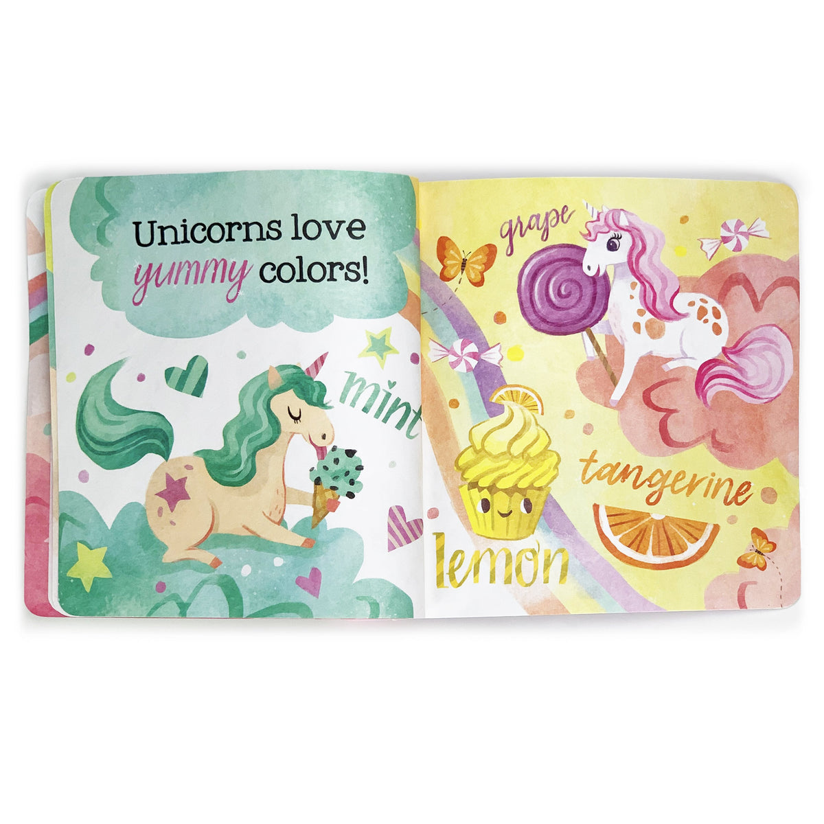 Tuffy Chew-Proof Book: Unicorns Love Colors