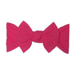 Baby Bling Classic Knot Headband / Neon Pink