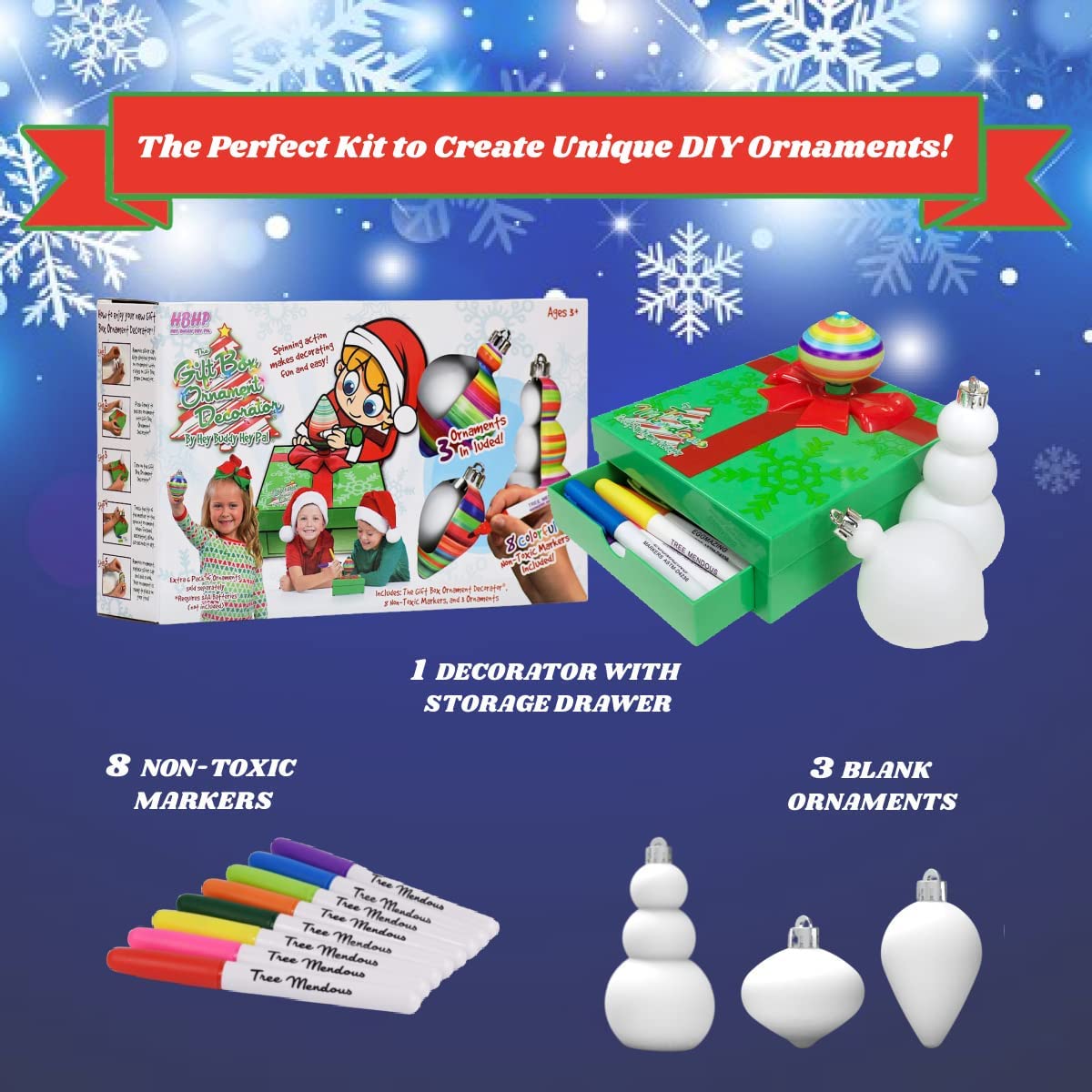 Three Trees For Christmas Kit For Kids