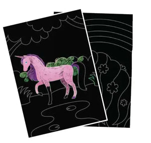 Ooly Scratch & Scribble Art Kit / Magical Unicorns