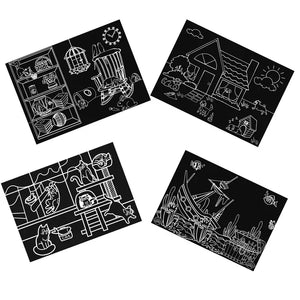 Chalkboard Placemat Set / Pets - 12"x17"