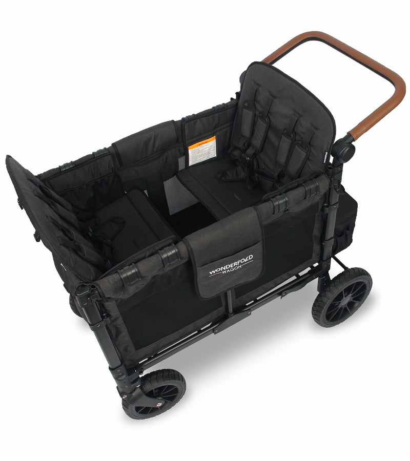 Wonderfold W4 LUXE Push Quad Stroller Wagon