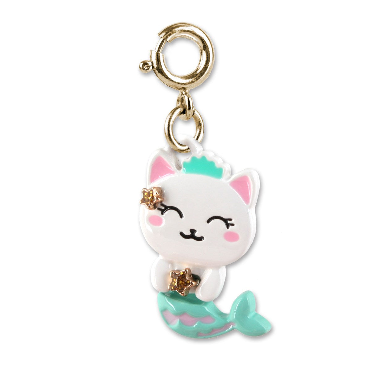 Charm It! Gold Purrmaid Charm