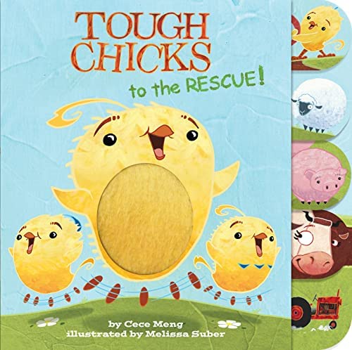 Touch-and Feel: Tough Chicks to the Rescue! Tabbed Board Book
