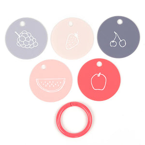Bella Tunno Silicone Teething Flash Cards / Fruit for Thought***