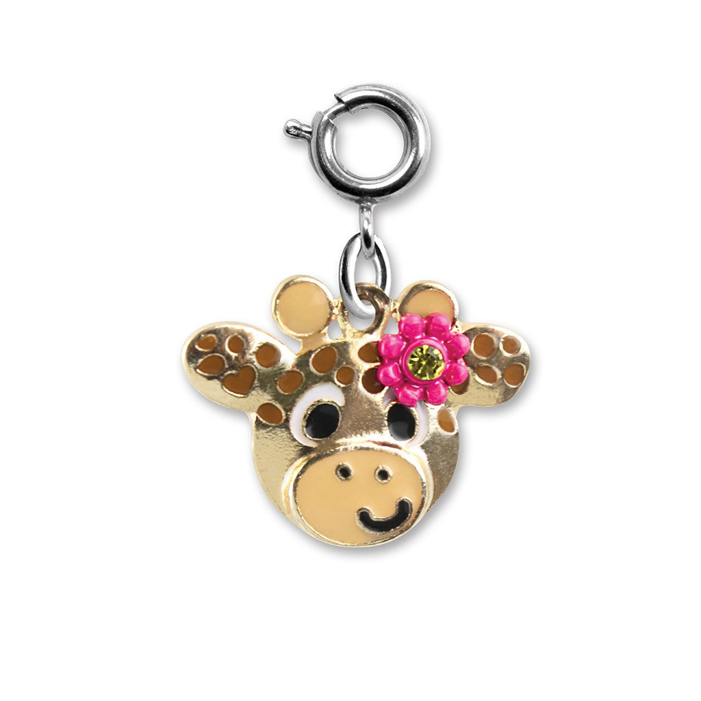 Charm It! Gold Flower Giraffe Charm