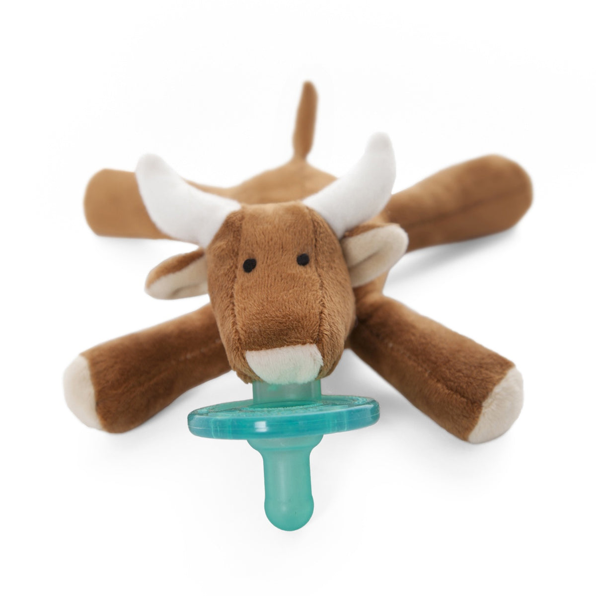 Wubbanub Infant Pacifier / Longhorn Bull