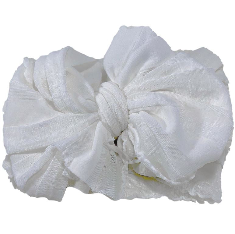 Ruffle Headband - Ivory
