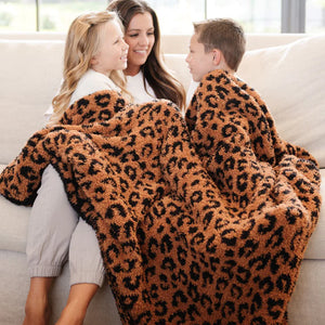 Saranoni Double-Layer Bamboni Blanket / Classic Leopard - Toddler (40"x60")