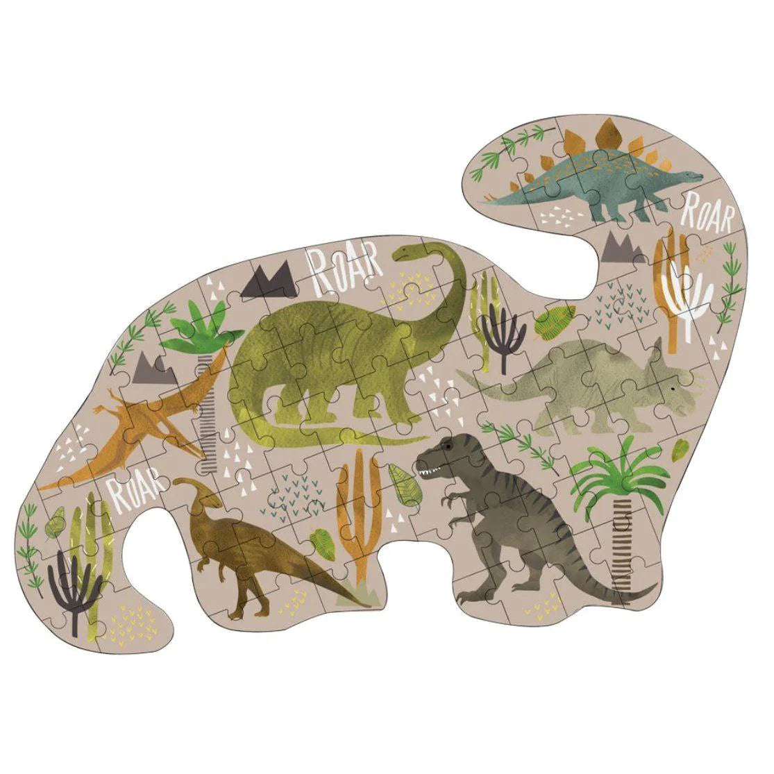 Floss & Rock Dinosaur Jigsaw Puzzle - 80 Piece - Suite Child