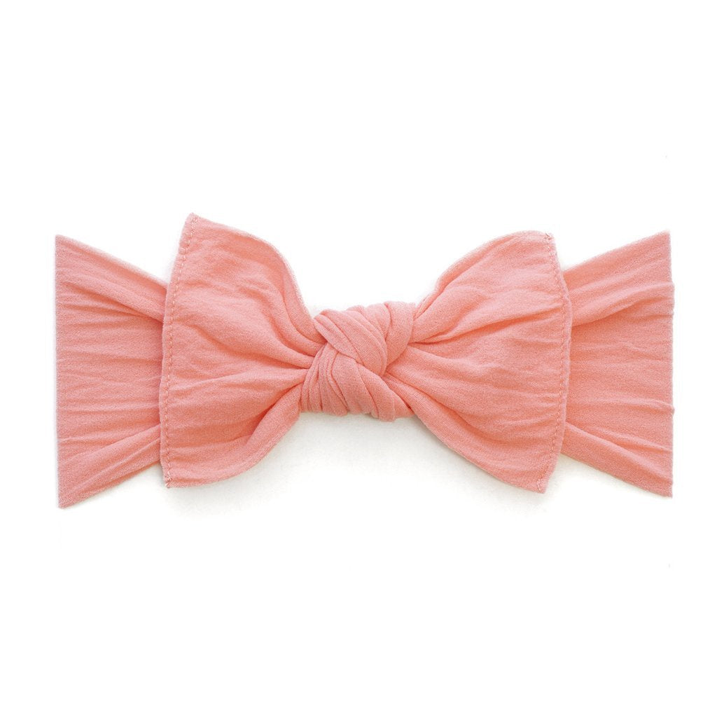 Baby Bling Classic Knot Headband / Coral