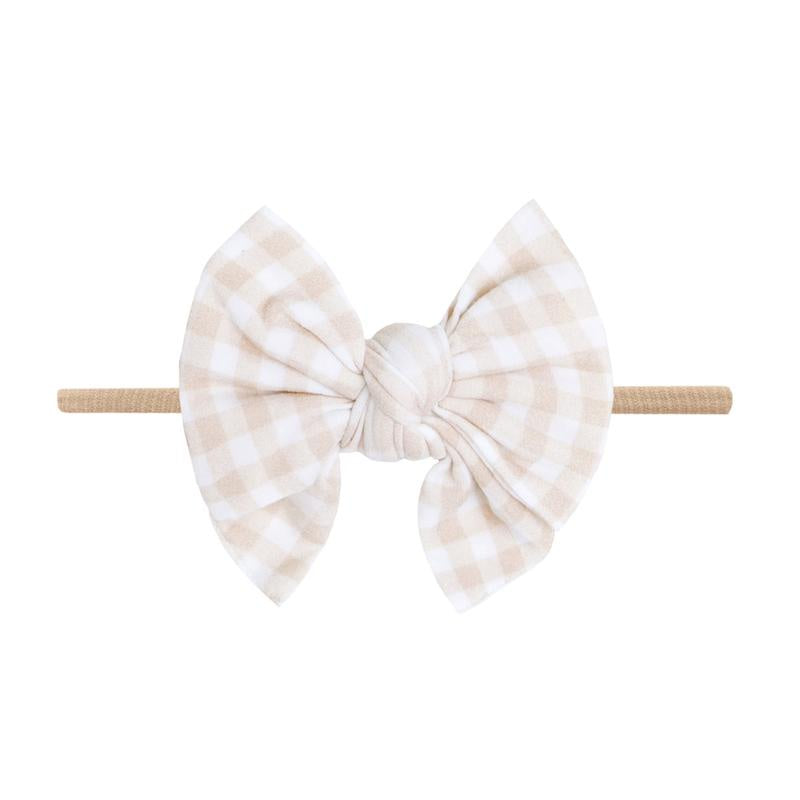 Baby Bling Printed DEB Skinny Headband / Petal Gingham