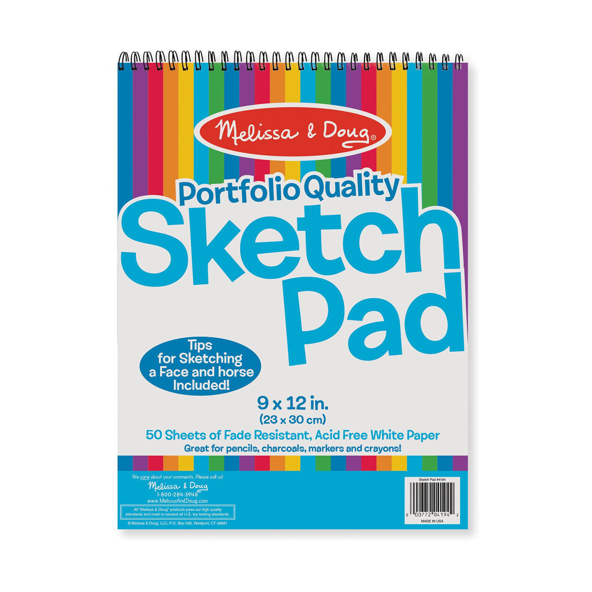 Melissa & Doug Sketch Pad / 9"x12"