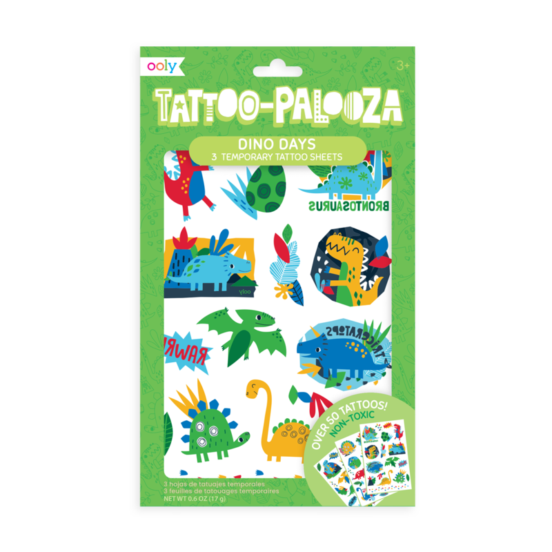 Ooly Tattoo-Palooza Temporary Tattoos / Dino Days