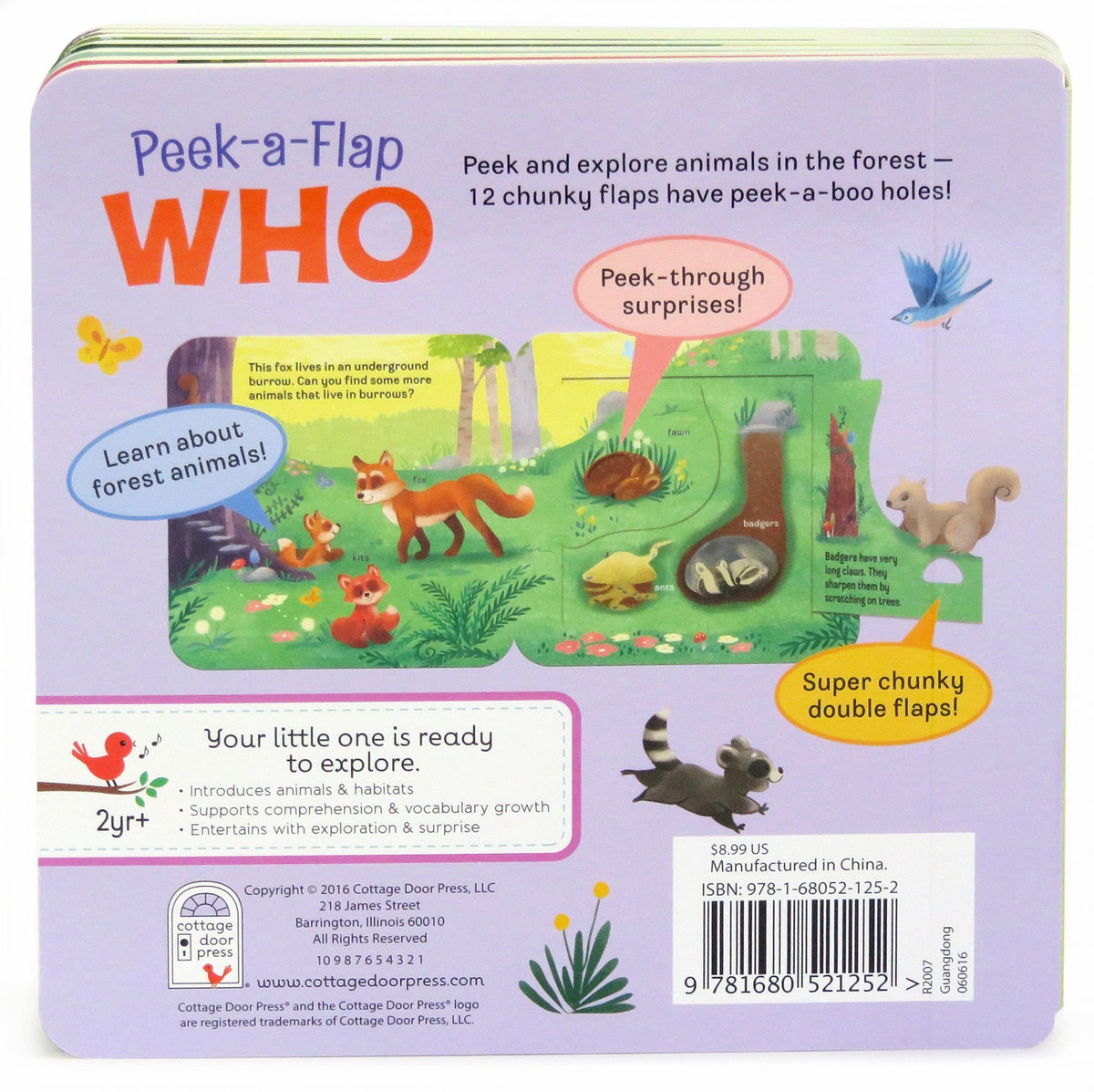 WHO Peek-a-Flap Board Book