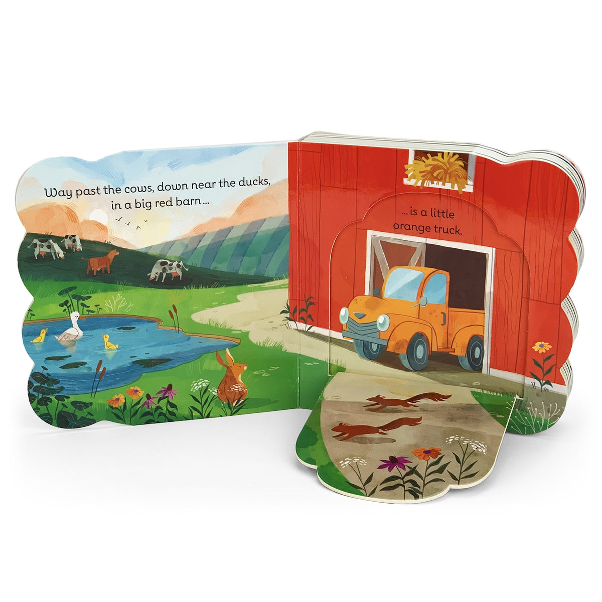 Little Orange Truck Lift-A-Flap Board Book